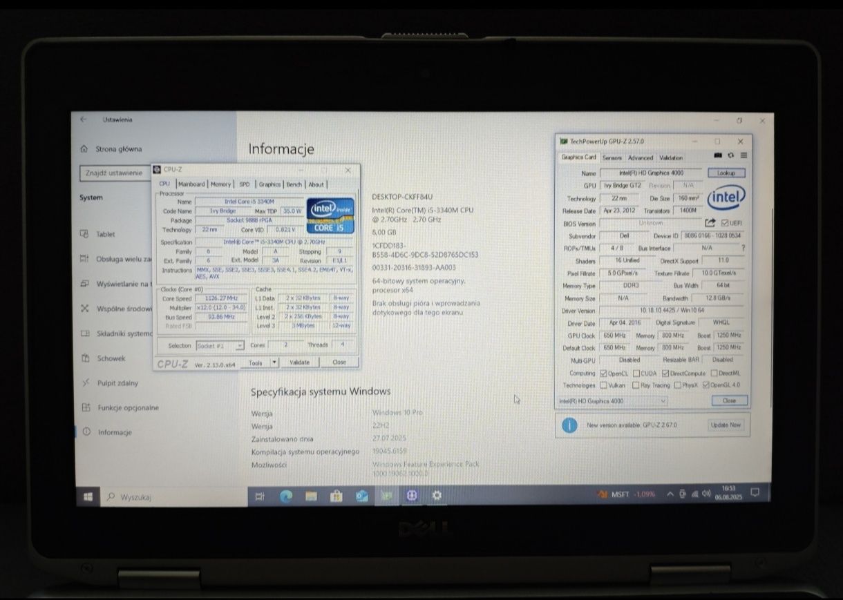 Dell Latitude E6430 Intel i5 3340M 3.4Ghz HD 4000 8/256 SSD Bateria 3H