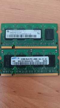 Pamięć RAM DDR2 PC2-4200S 2x512MB Samsung - Hynix