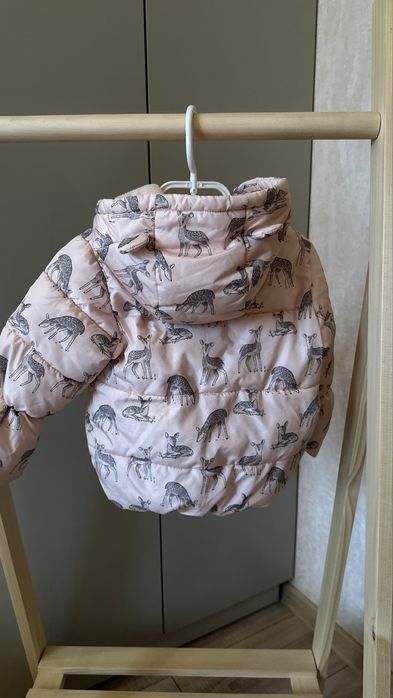 Куртка для дівчинки на флісі HM, TU  (хододна осінь/тепла зима)