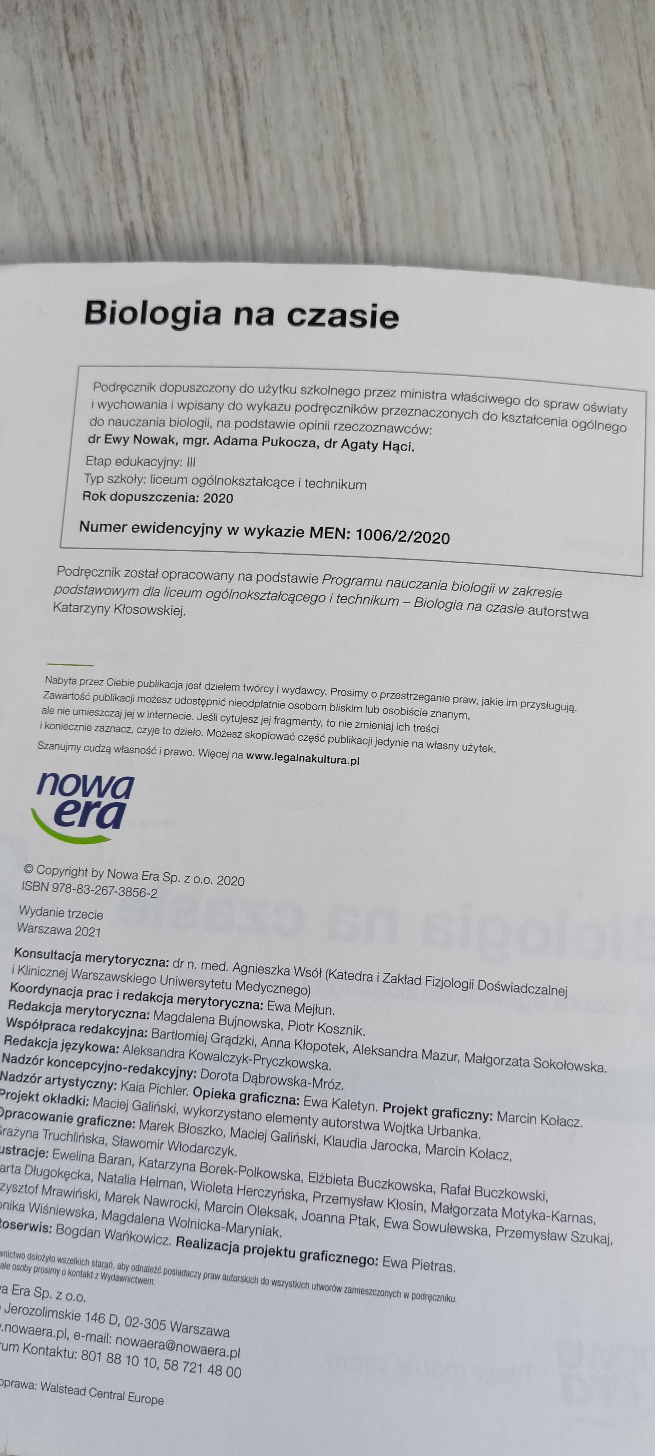Biologia na czasie 2 Podręcznik zakres podstawowy do liceum technikum