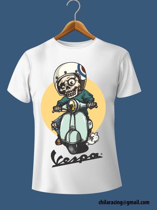 T Shirts Vespa Scooter