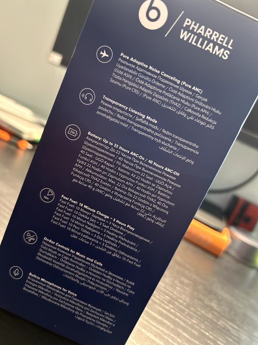 Słuchawki bezprzewodowe BEATS Solo Pro ANC - Dark Blue | BDB