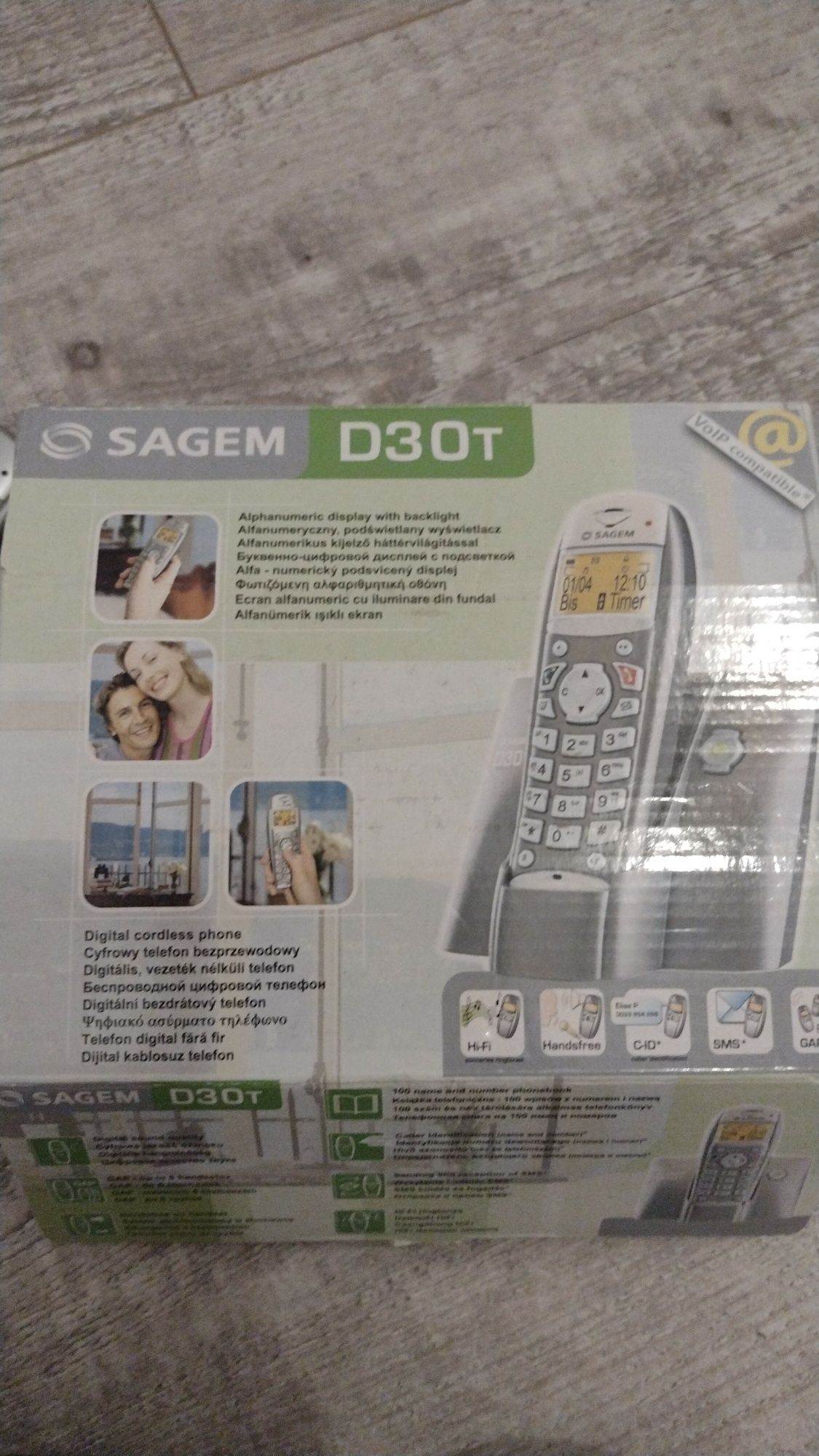 Telefon stacjonarny Sagem bezprzewodowy