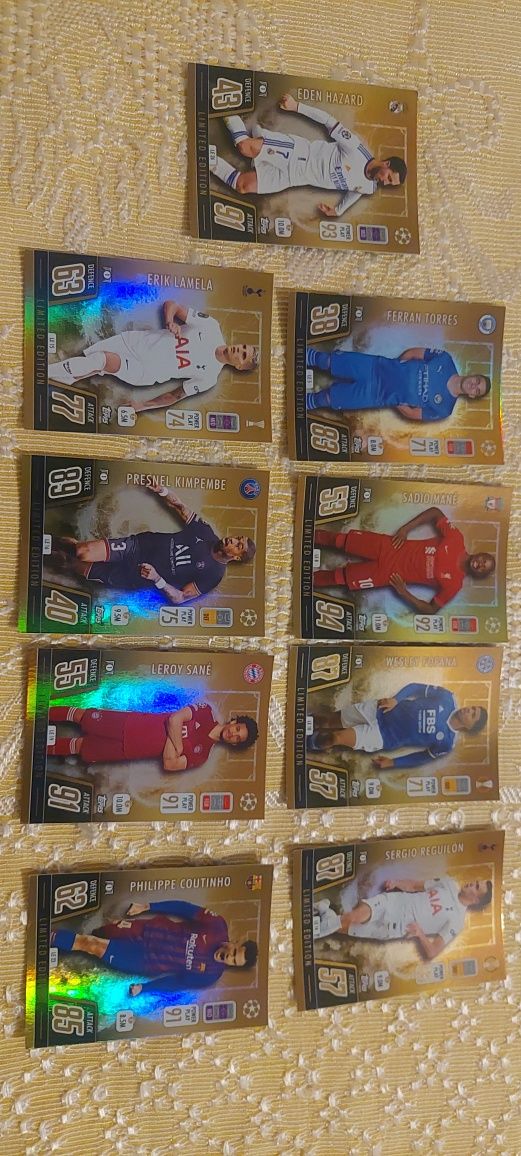 Limited Edition Champions league 21-22 Cards(LE)