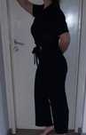Jumpsuit preto com cinto