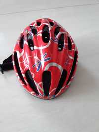 Kask rowerowy 47-53cm i rękawiczki xs