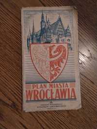 Plan miasta Wrocławia z 1957