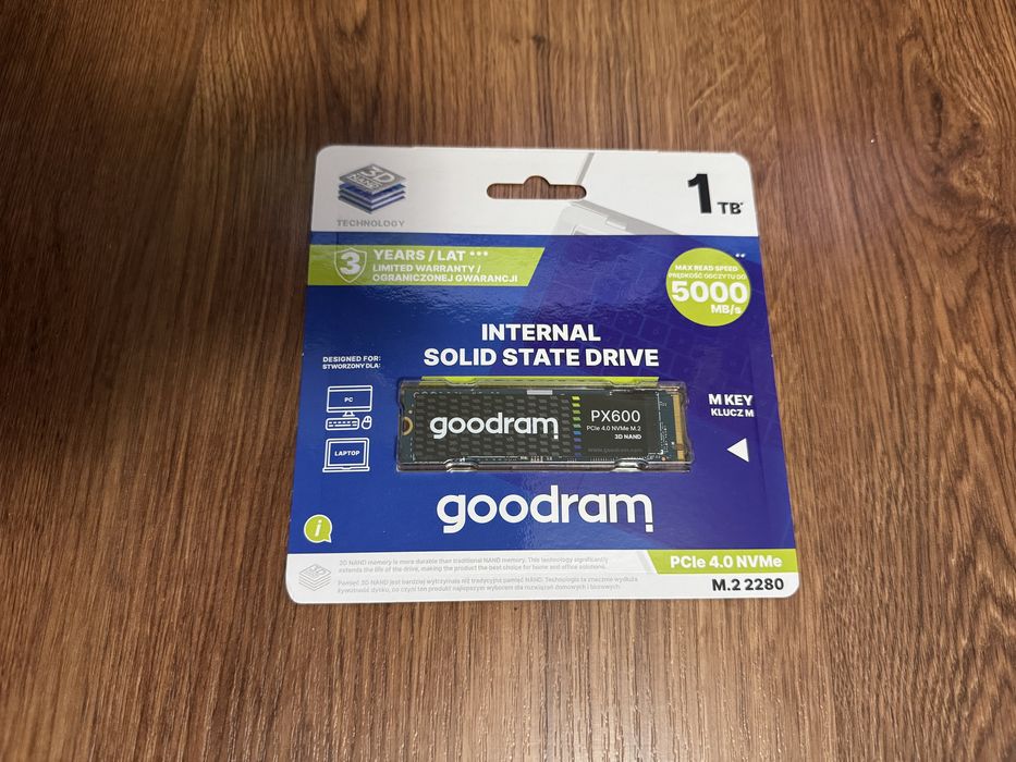 Dysk SSD NVMe Goodram PX600 1TB