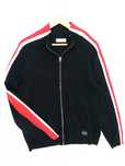 Y Bawełniany elegancki sweter męski Calvin Klein rozpinany czarny L XL