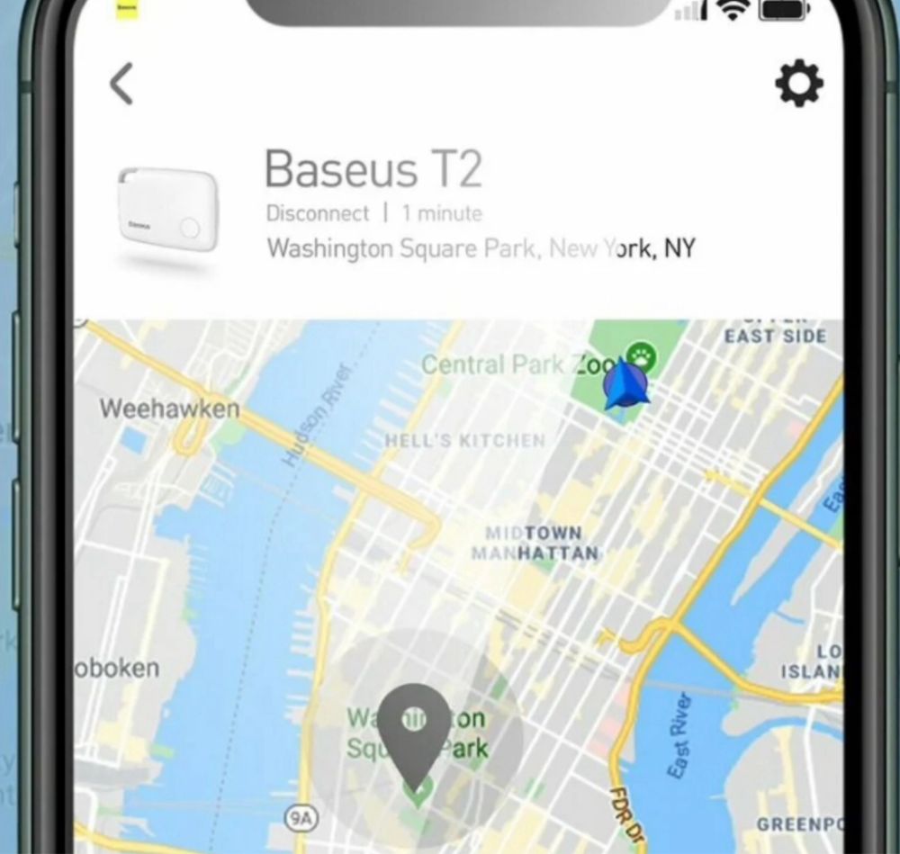 Брелок-антипотеря GPS-трекер BASEUS ZLFDQT1