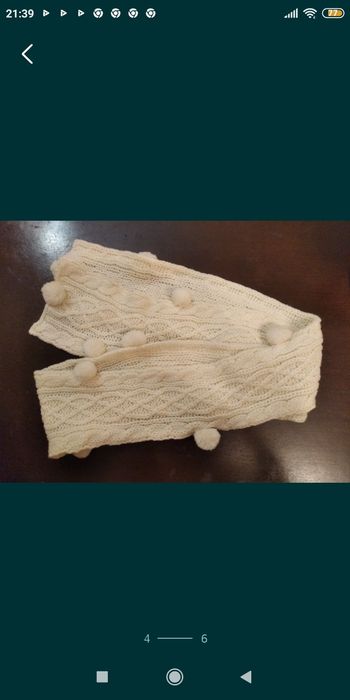 БЕЛЫЙ вязаный комплект