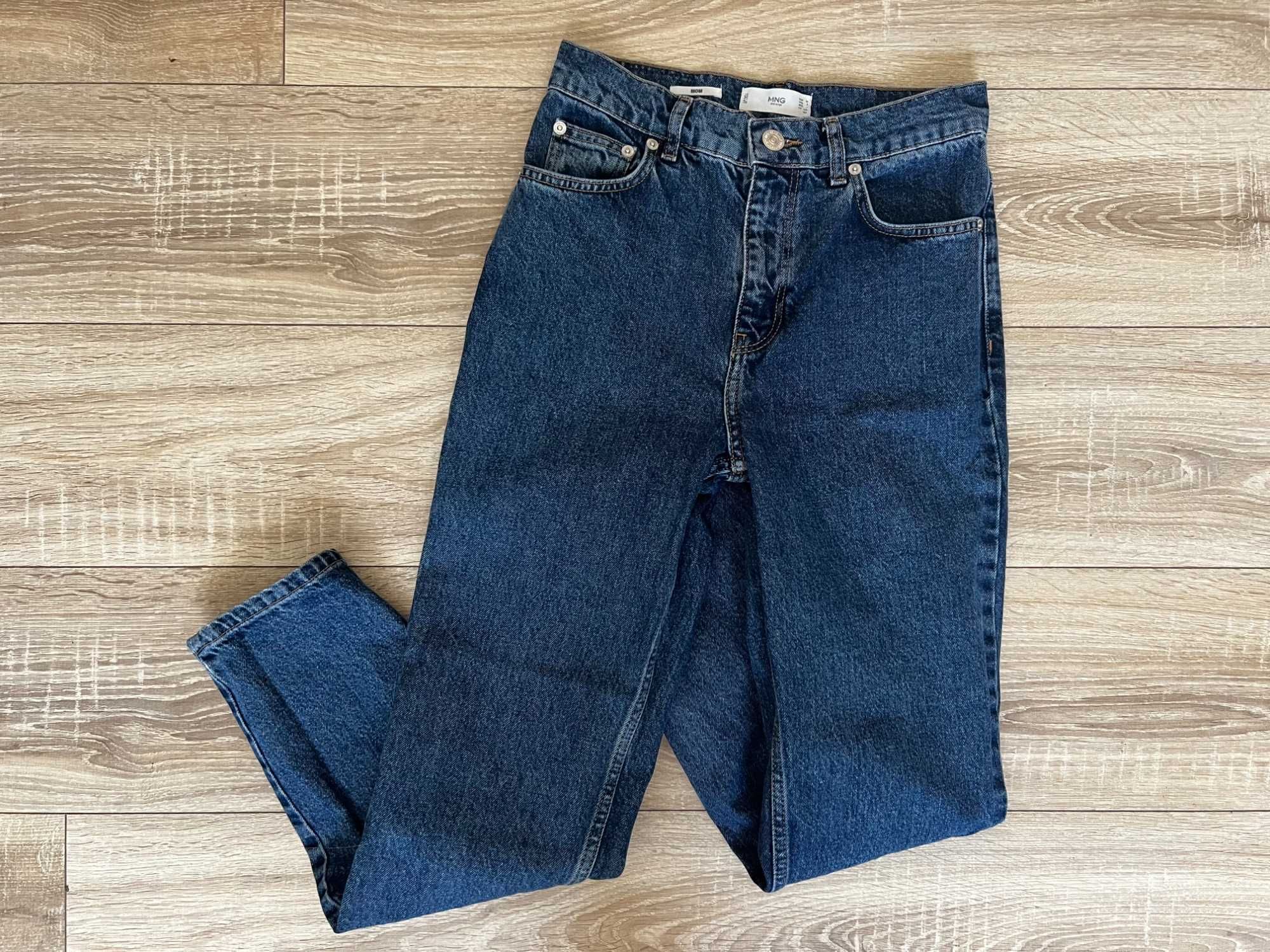 Mango klasyczne spodnie jeansy mum jeans XS 34