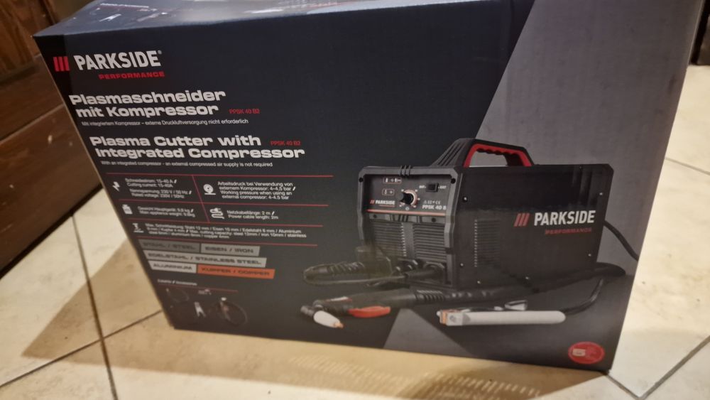 Przecinarka plazmowa z kompresorem PARKSIDE