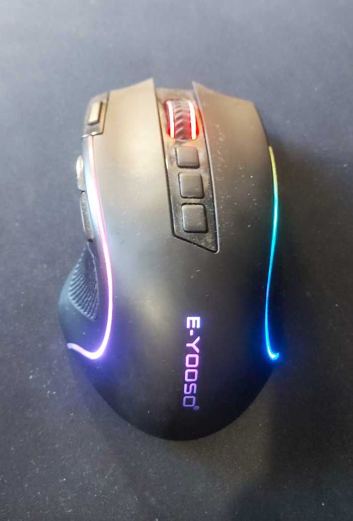 Бездротова оптична ігрова мишка Нова E-YOOSO X-11 RGB 8000 dpi