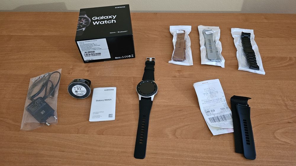 Zegarek Smartwatch Samsung Galaxy Watch 46mm SM R800 DF99 Idealny