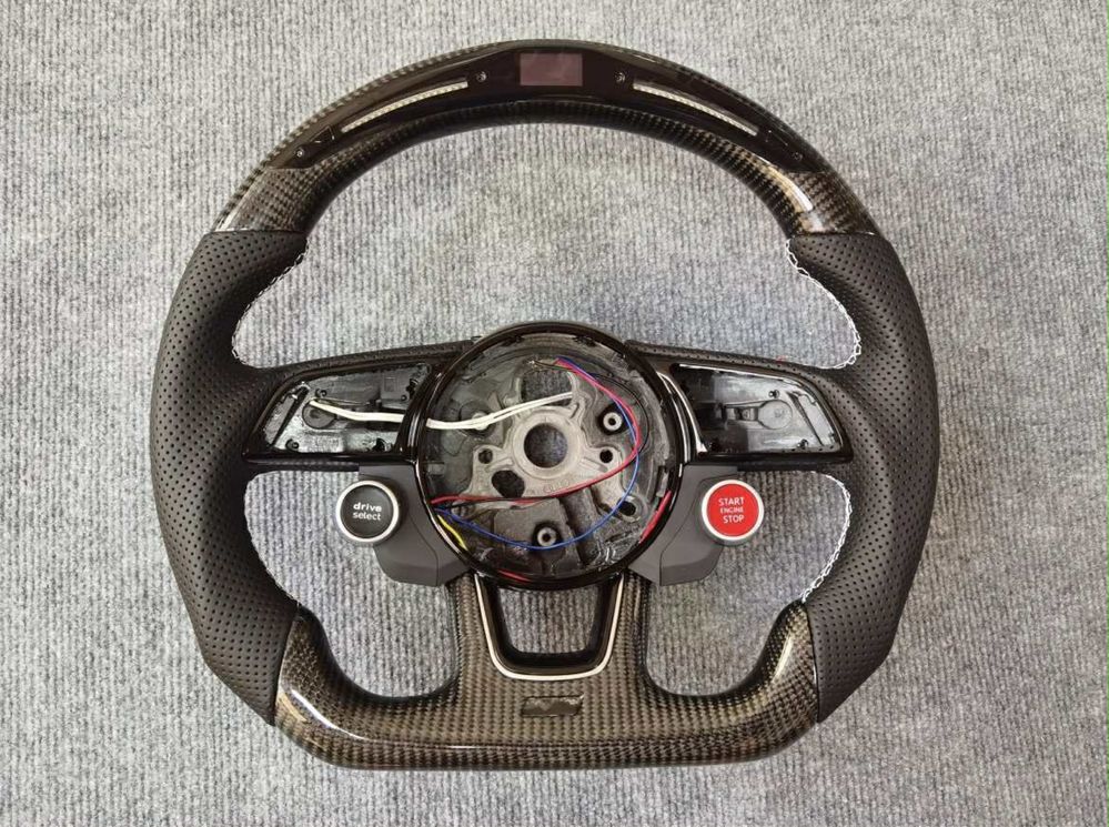 Kierownica Audi RS – skóra/alcantara, tuning, OEM a3 s3 a4 a6 karbon