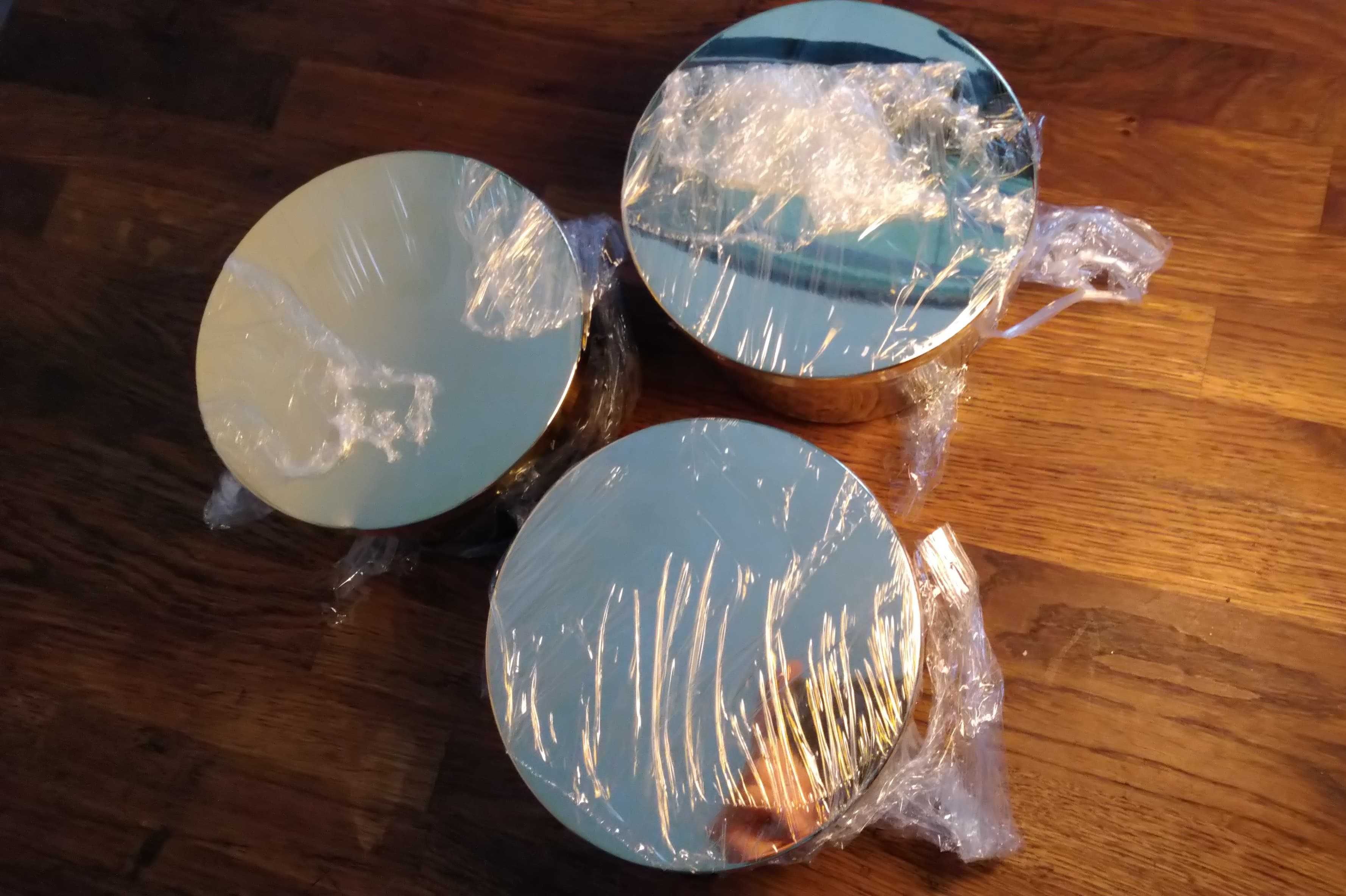 3x Pojemniki na świecę 500ml, na świecę sojową lub pojemnik