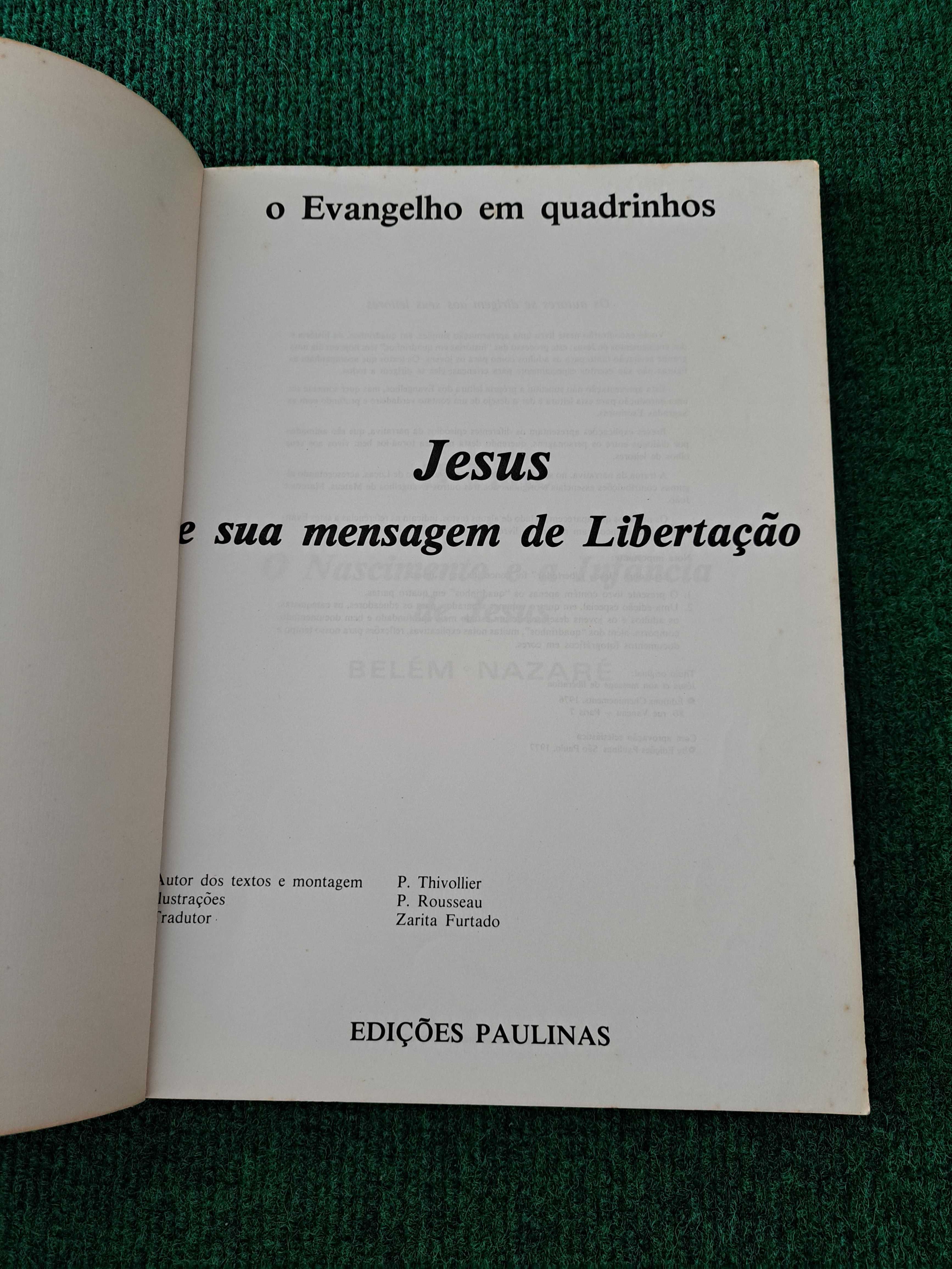 Jesus e sua mensagem de Libertação - P. Thivollier e P. Rousseau
