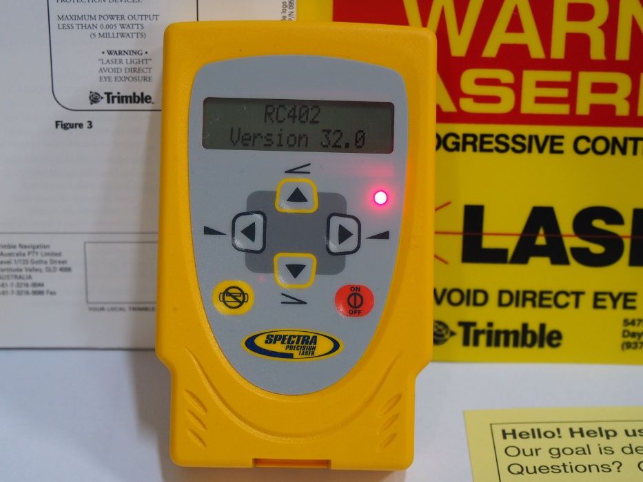 Pilot SPECTRA RC 402 do niwelator obrotowy laser sterowanie wurth