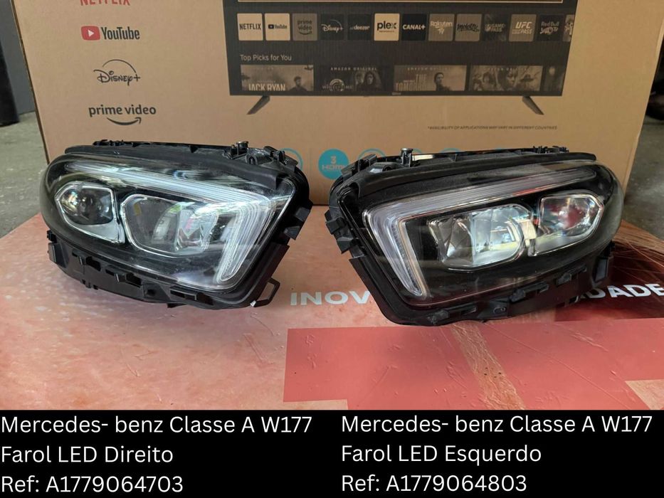 Farol LED  Mercedes-Benz Classe A W177 lado esquerdo/direito A177906