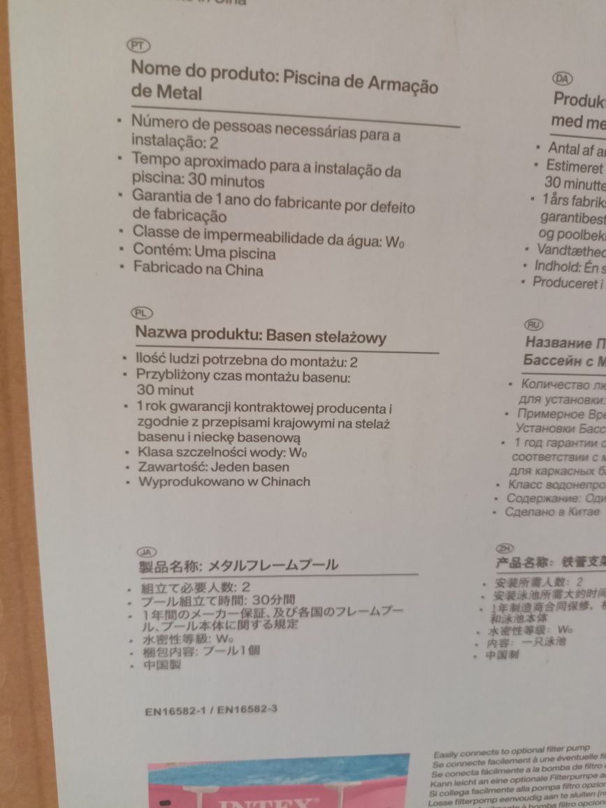 Basen INTEX stelażowy