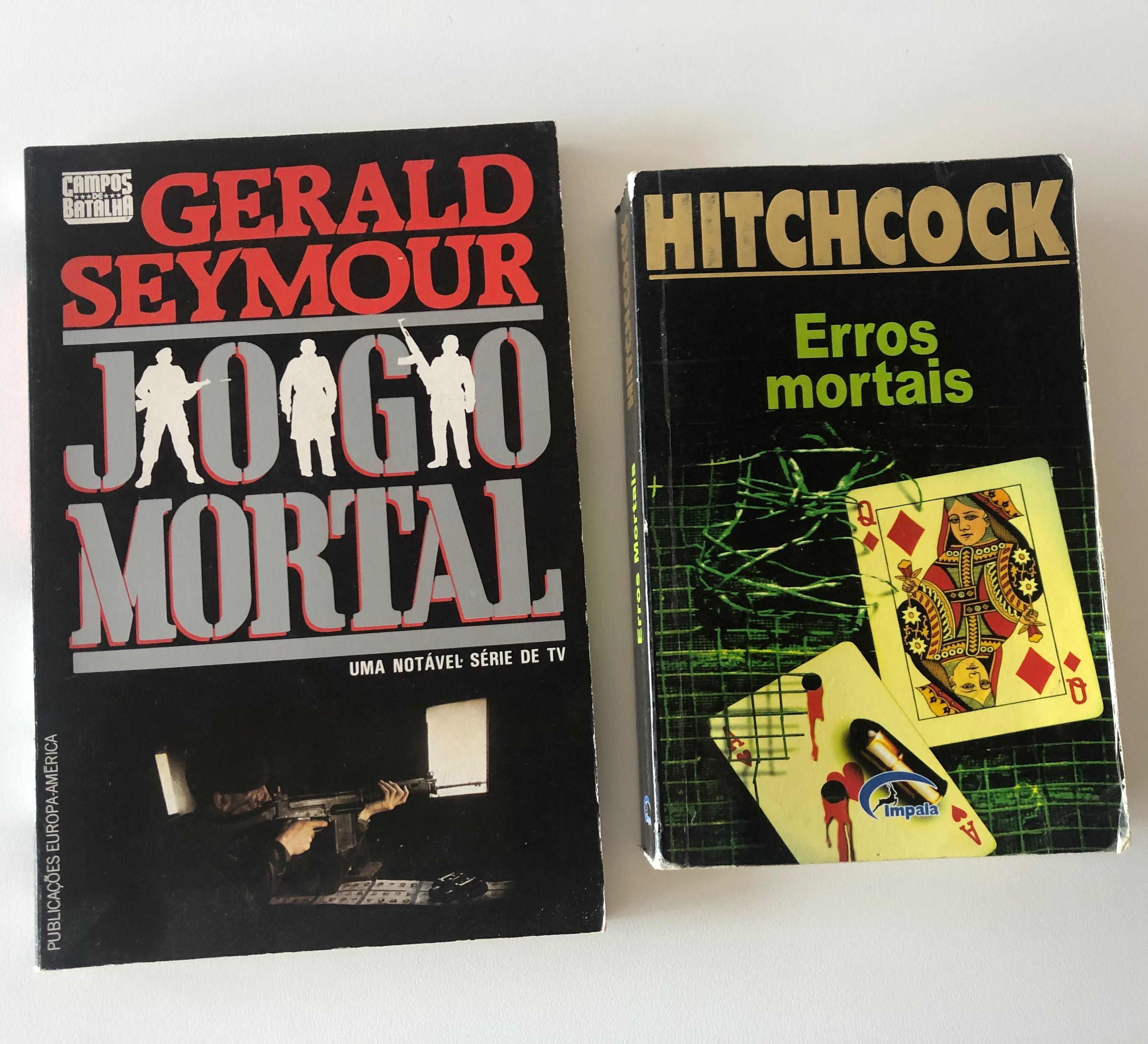 Livros "Jogo Mortal", "Erros Mortais"