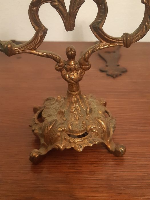 Candelabro l latão 2 braços