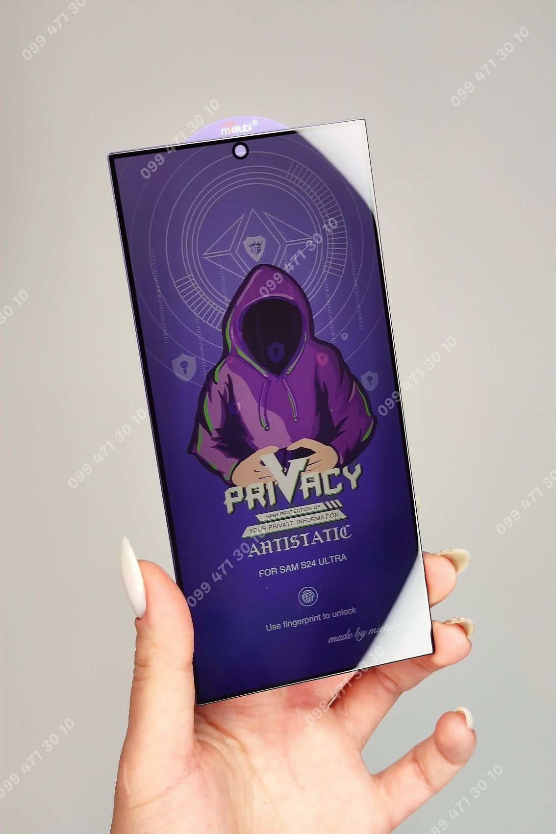 Приватное защитное стекло Samsung S24 Ultra S24 S23 антишпигун