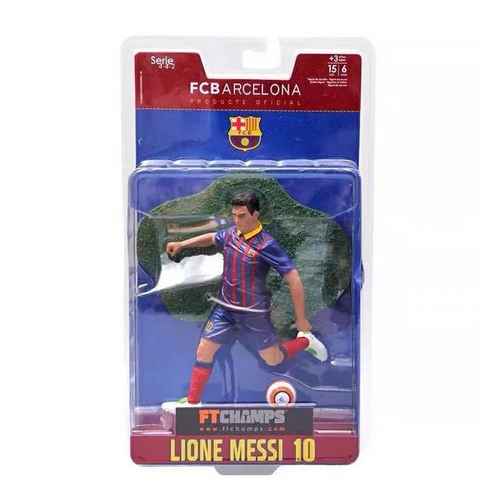 Figuras Cristiano Ronaldo e Messi