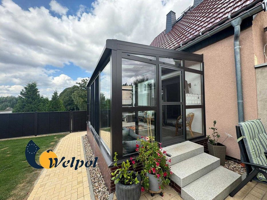 ogrody zimowe / zadaszenia tarasów /szklane zabudowy/ drzwi przesuwne