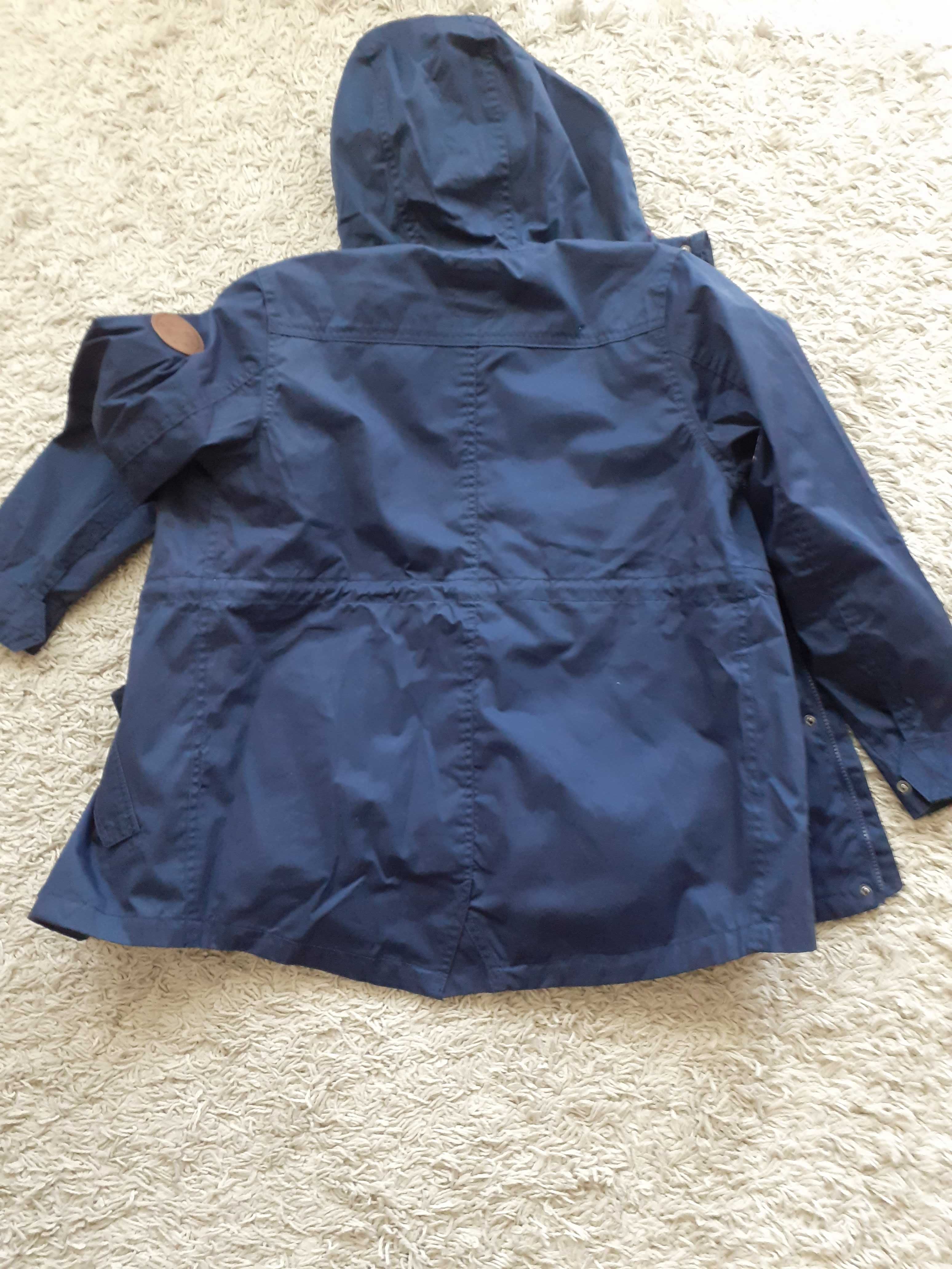 Kurtka Parka granatowa 152cm. Wiosna-jesień