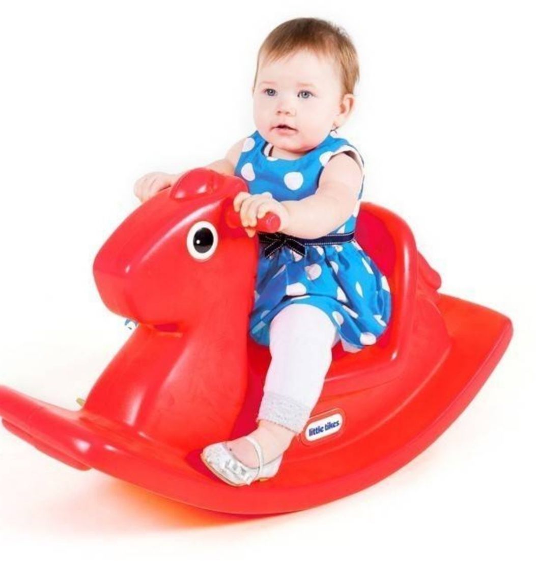 Little Tikes KONIK na Biegunach Bujak Czerwony Koń