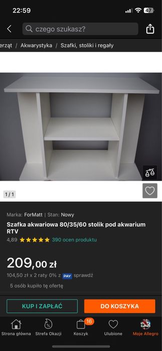 Witam sprzedam akwarium