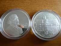 Węgry 2 srebrne monety po 31,46 g Ag