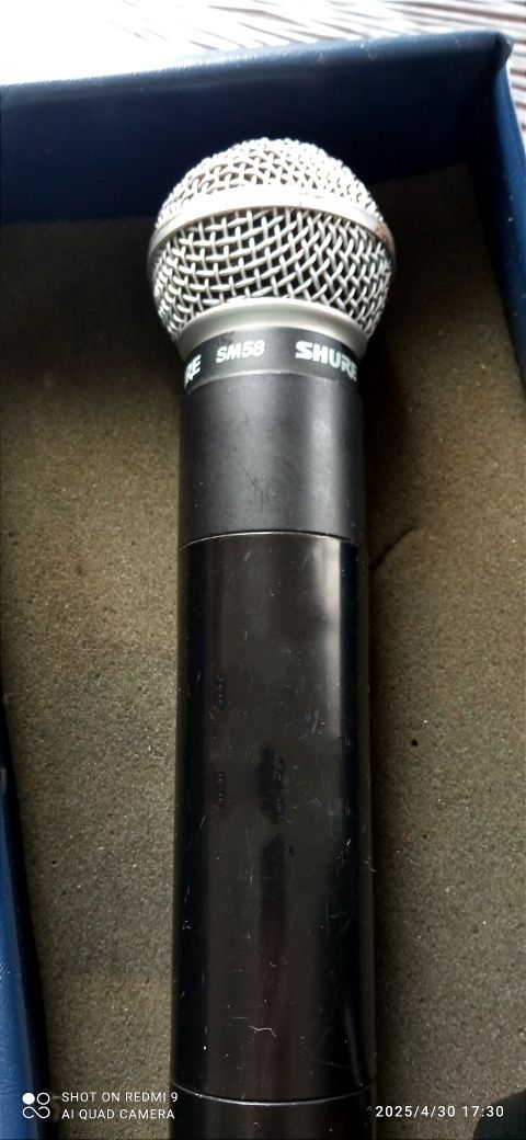 Mikrofon SM58 Shure bezprzewodowy.