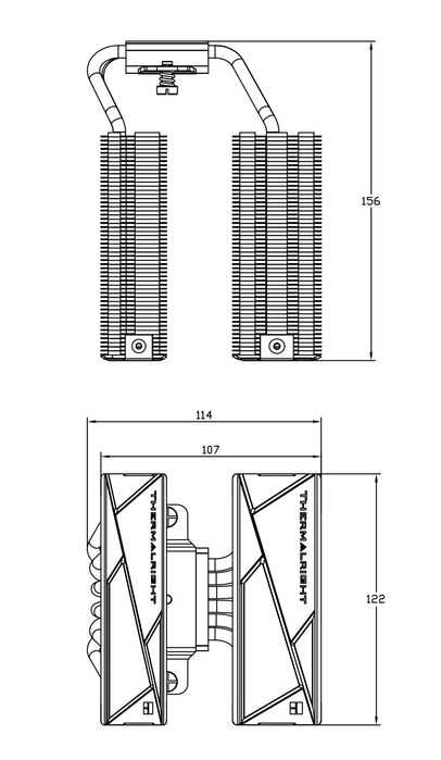 Thermalright Royal Knight 120 процесорний кулер