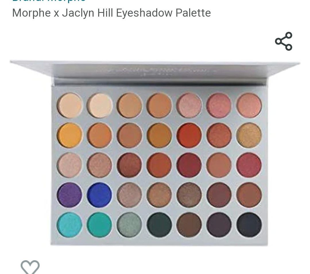 Morphe Brushes, Jaclyn Hill, Eyeshadow Palette  35 cieni do powiek