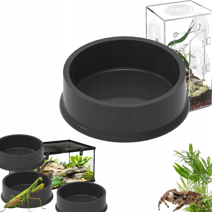Mała Miska do Terrarium Miseczka dla Pająka Stojąca 3x1 TerraZaplecze