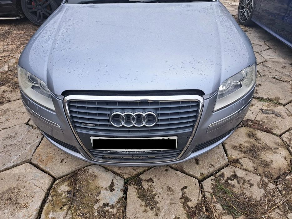 komplet przód maska zderzak błotnik AUDI A8 D3 LIFT KOLOR LY7M