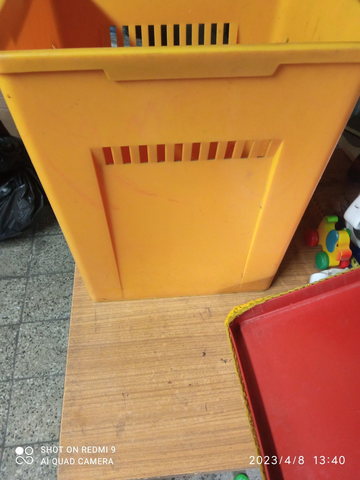 Pudło na pranie  z czasów PRL