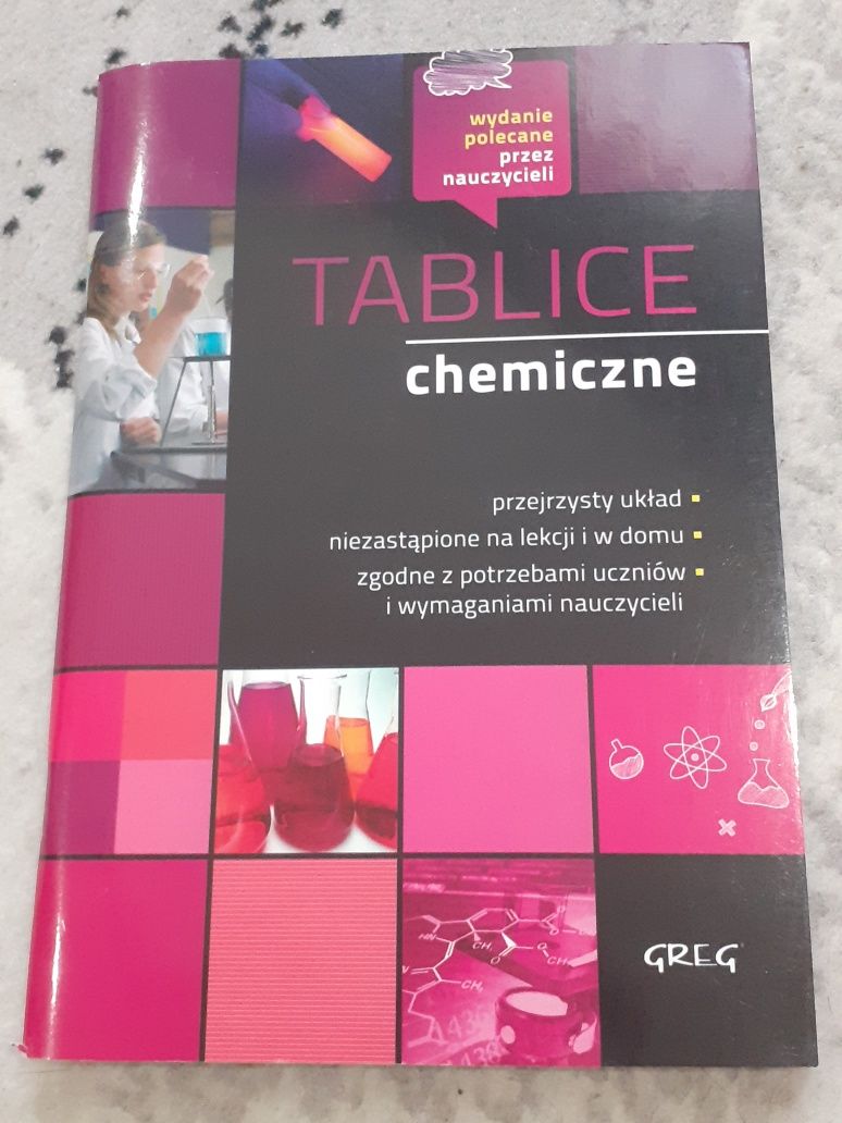 TABLICE do matematyki/chemii/polskiego/niemieckiego
