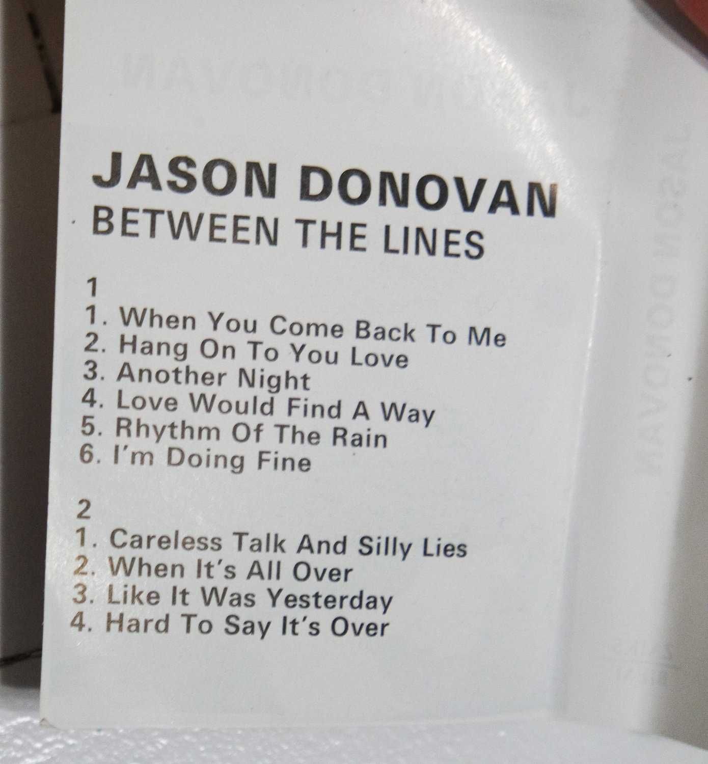 Kaseta Jason Donovan Between the lines