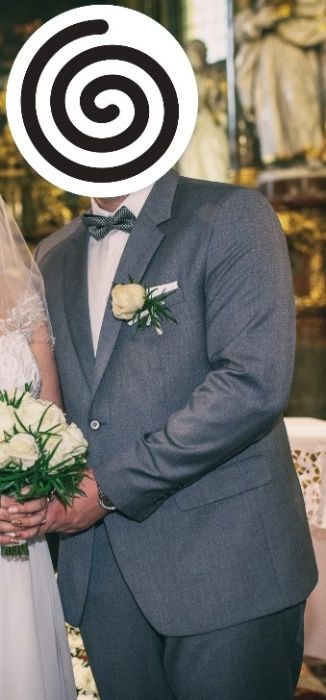 Garnitur męski na wysokiego, zbudowanego mężczyznę