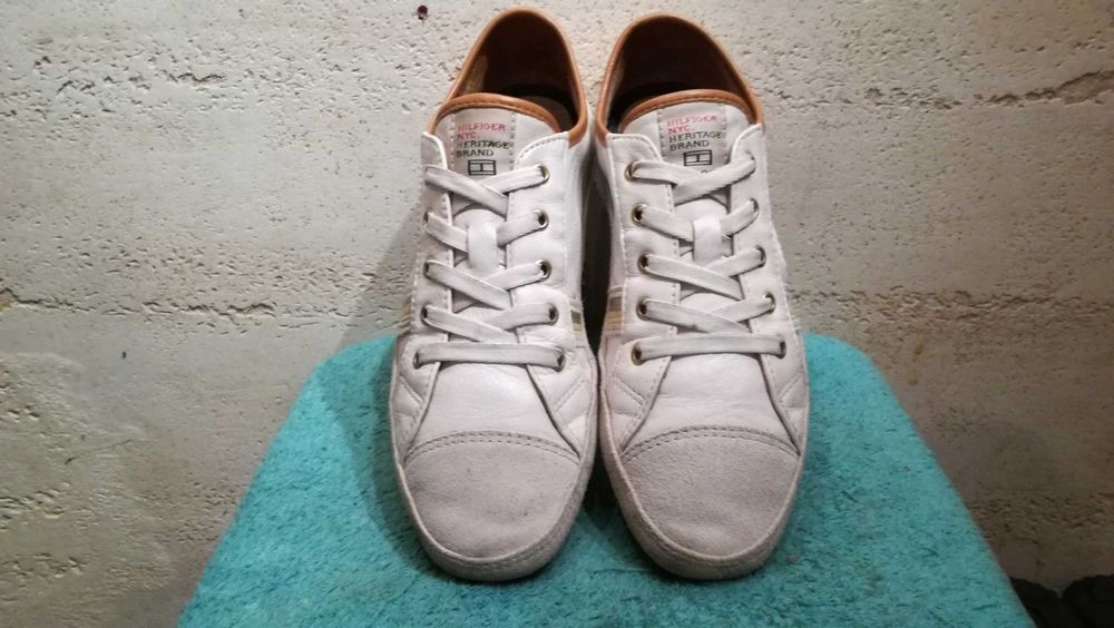 Damskie trampki TOMMY HILFIGER r.38 skóra stan bardzo dobry