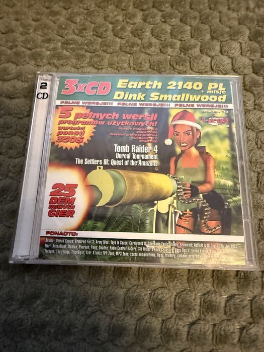 Gra PC - Earth 2140 PL + Dink Smallwood CDAction 43 Grudzień 99 retro