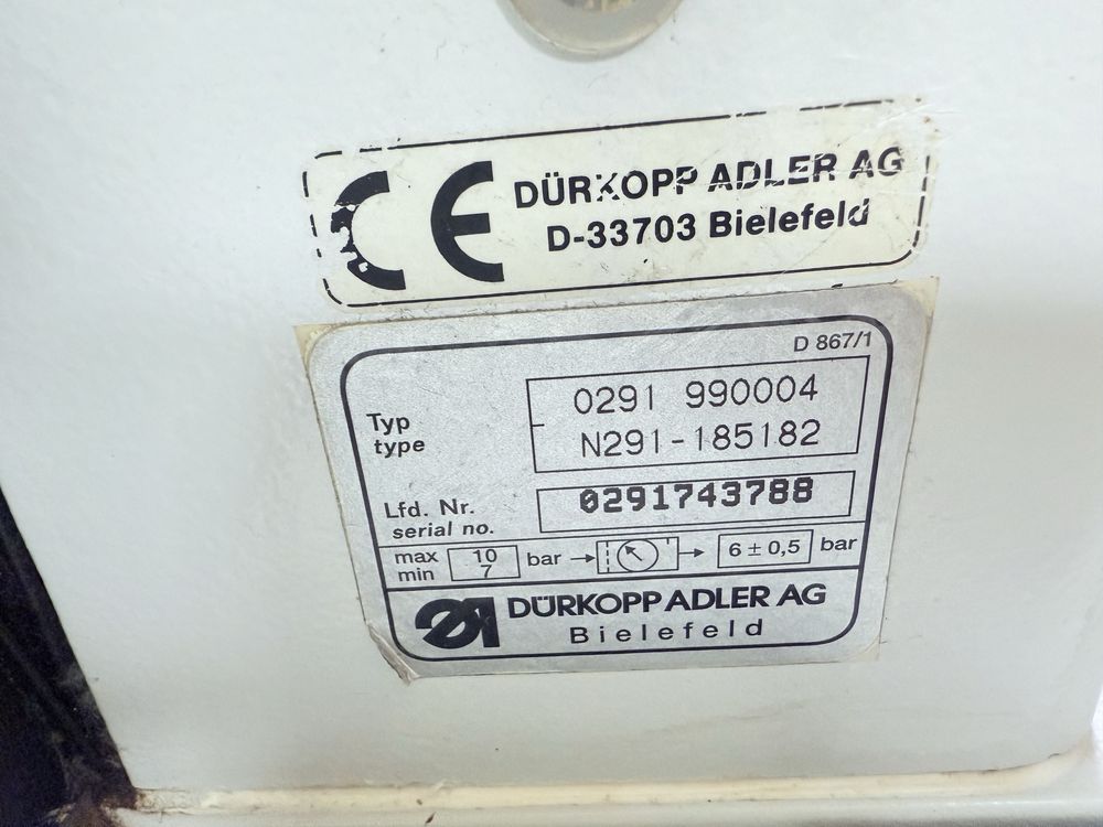 Stębnówka Durkopp Adler 291N Potrójny transport automat Servo 230V