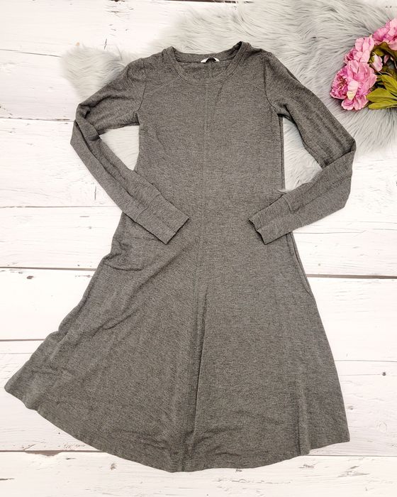 Jesienna miękka sukienka S