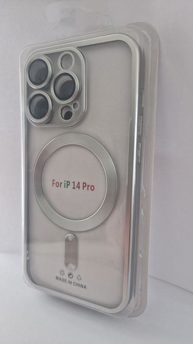 Metallic Magsafe Case do Iphone 14 Pro Srebrny