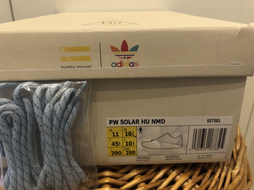Adidas X Pharrell Williams SOLAR HU NMD r. 45 1/3 EE7581