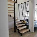 Schody metalowo drewniane i metalowe loft stalowe